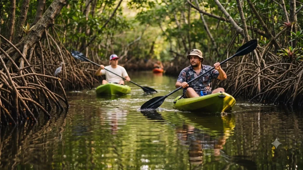 Kayak en Manglares