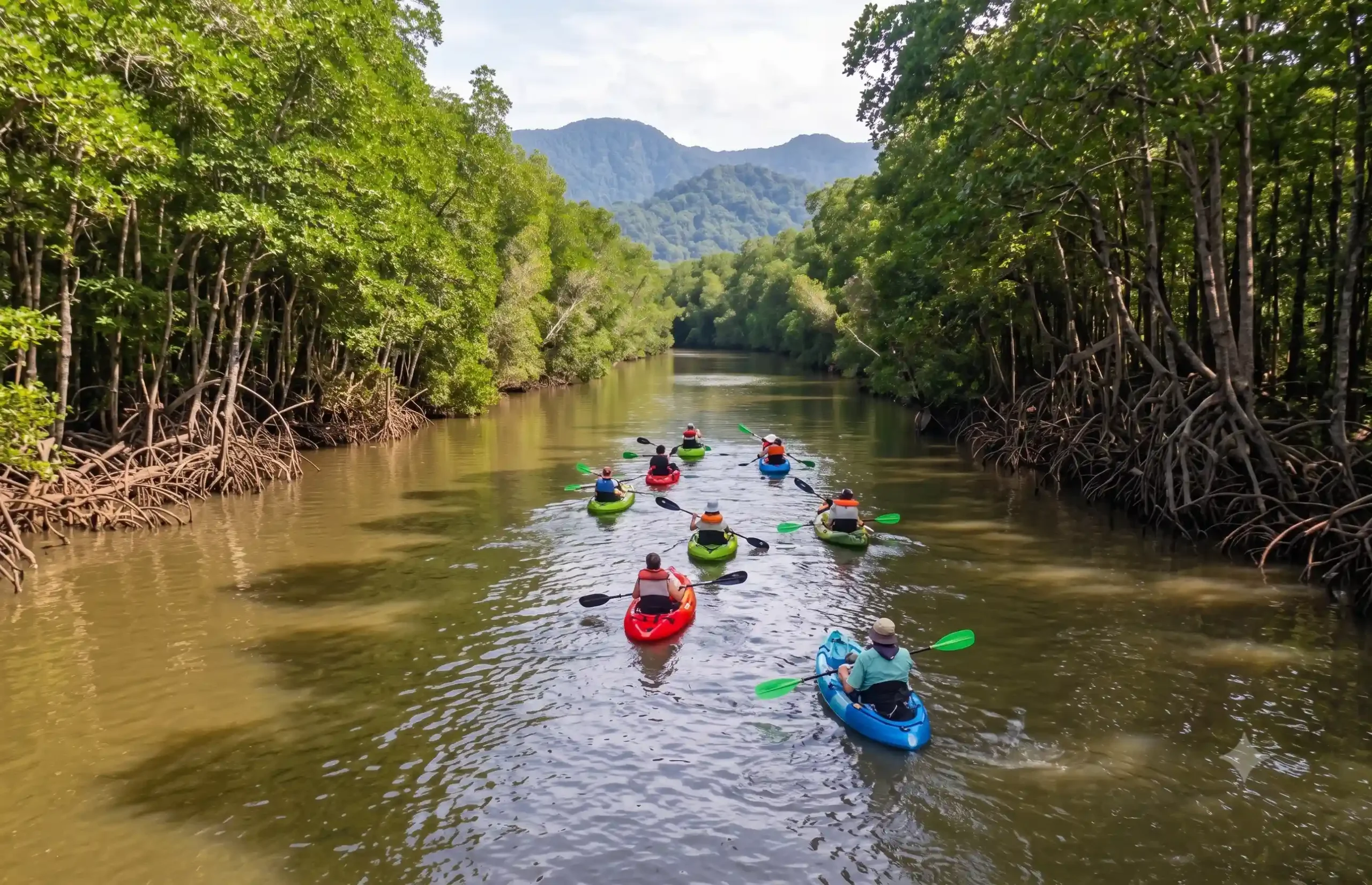 Kayak en Manglares